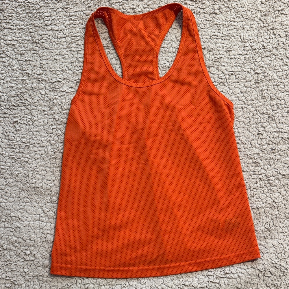 Women's Orange Racerback Tank Top
